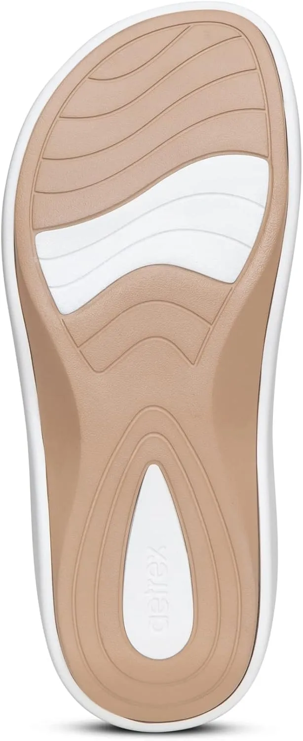 Aetrex Jillian Water-Friendly Sport Sandals for Women - Adjustable Strap Comfort Womens Sport Sandals for Beach Summer