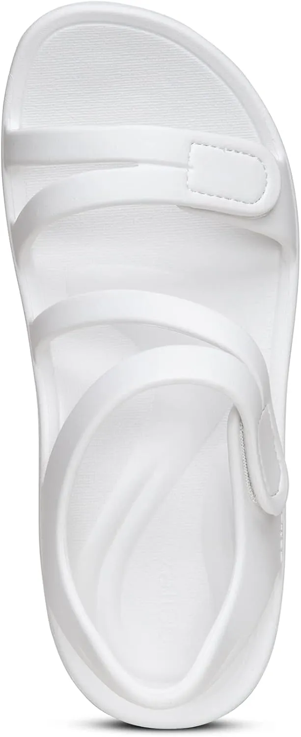 Aetrex Jillian Water-Friendly Sport Sandals for Women - Adjustable Strap Comfort Womens Sport Sandals for Beach Summer