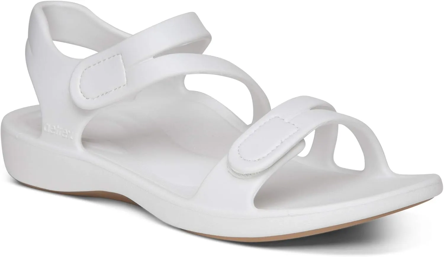 Aetrex Jillian Water-Friendly Sport Sandals for Women - Adjustable Strap Comfort Womens Sport Sandals for Beach Summer