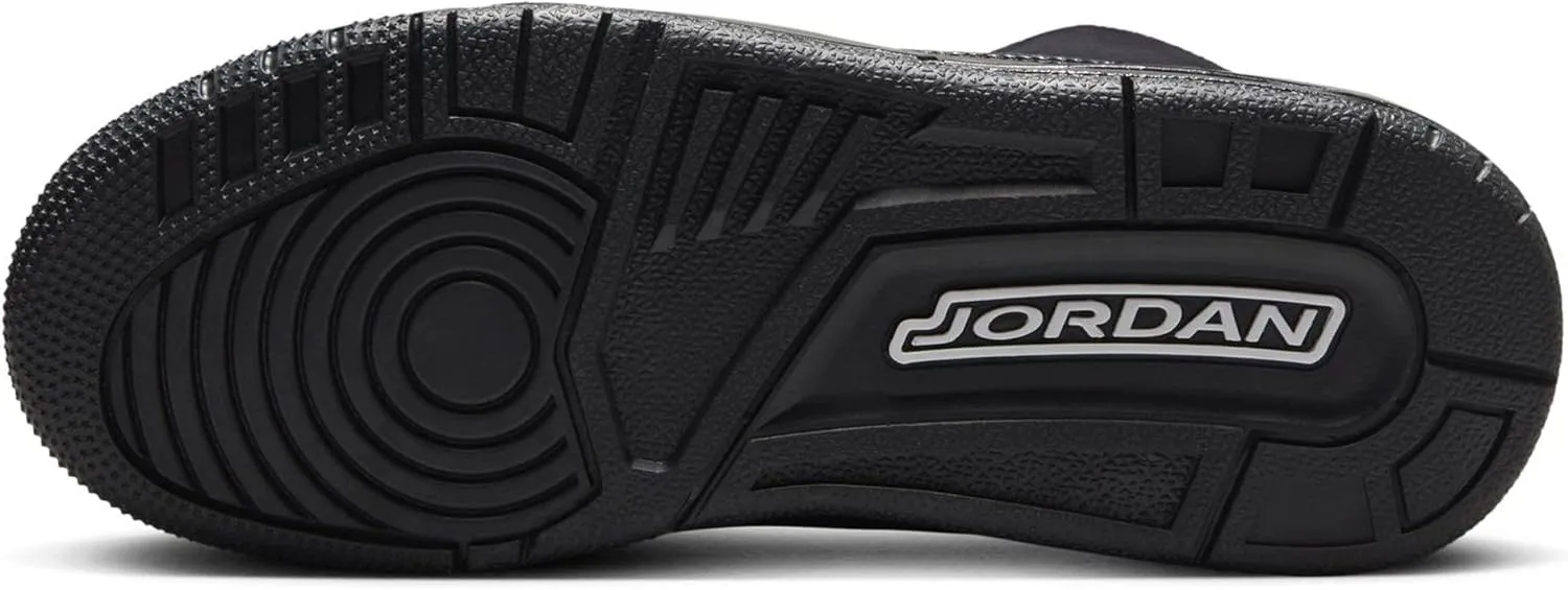 Air Jordan 3 Retro Green Glow Big Kids' Shoes (DM0967-001, Black/White/Dark Charcoal)