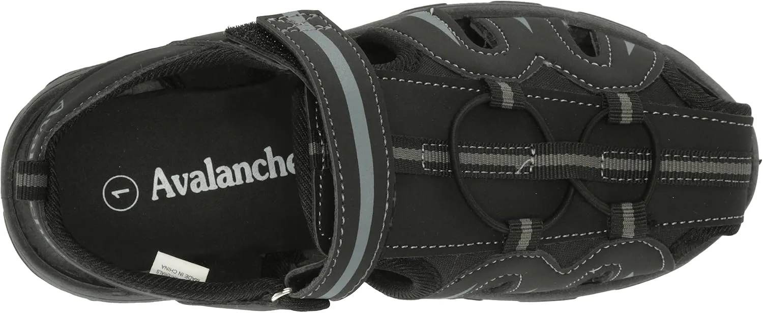 Avalanche Boy's Summer Outdoor Closed-Toe Sport Sandals