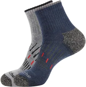 Avalanche Men's Blister Resistant Everyday Performance Quarter Socks 2-Pack