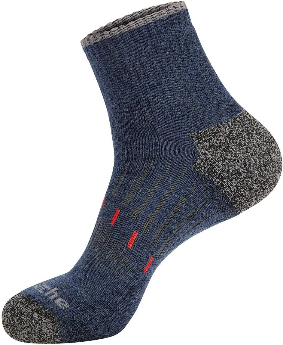 Avalanche Men's Blister Resistant Everyday Performance Quarter Socks 2-Pack
