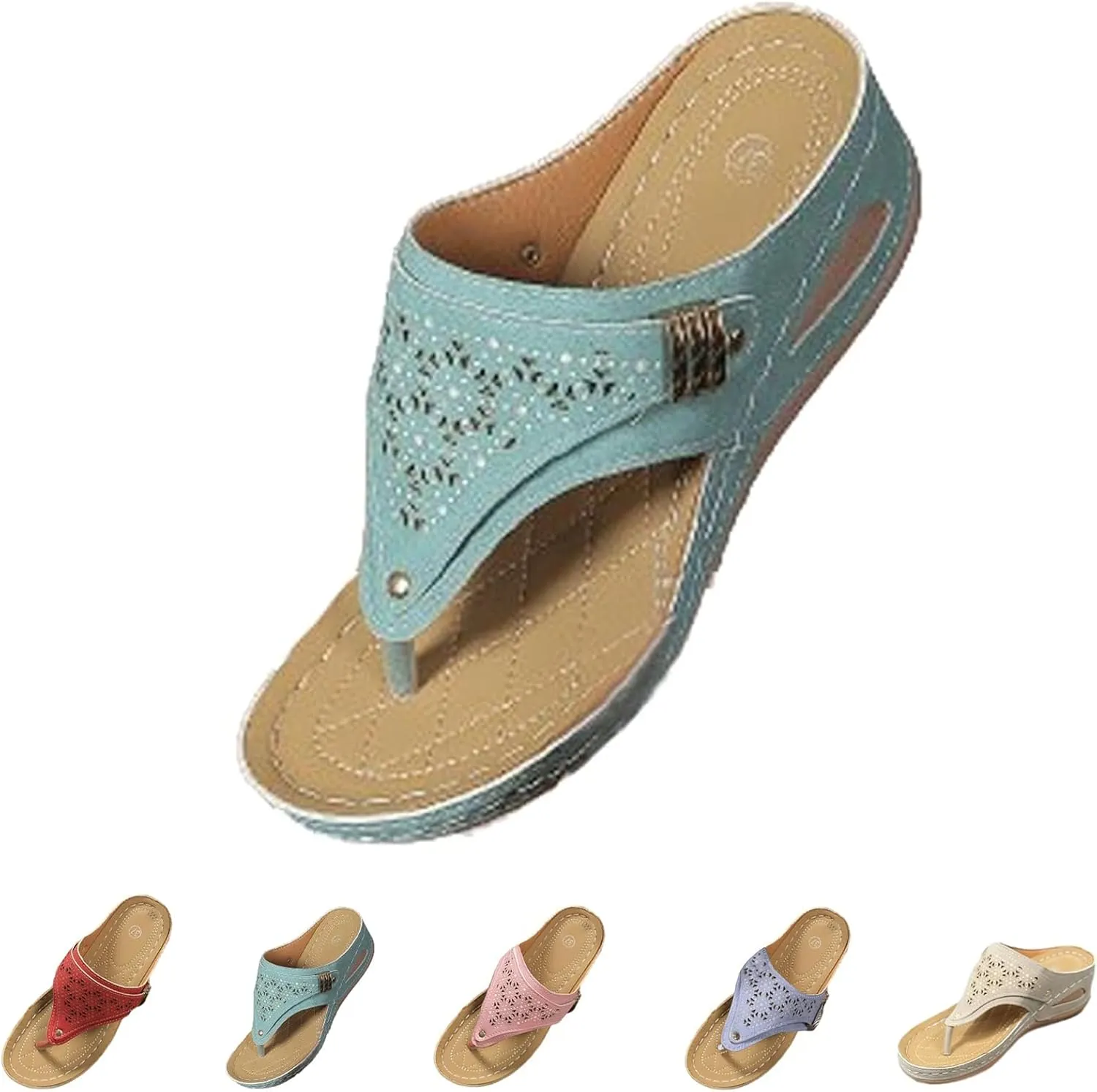 Avylays Orthopedic Sandals,Breathable Mesh Hollow Sports Sandals,Orthopedic Flip-Flops Summer Casual Sandals