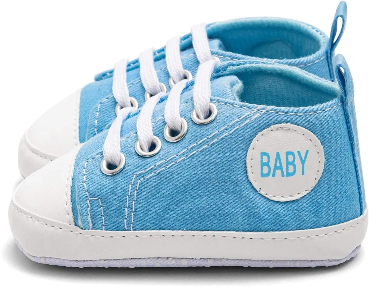 Baby Boys Girls Lace-Up Flat Sneaker Toddler Soft Breathable Cozy Non Slip Sport Shoes First Walking Fashion Shoes