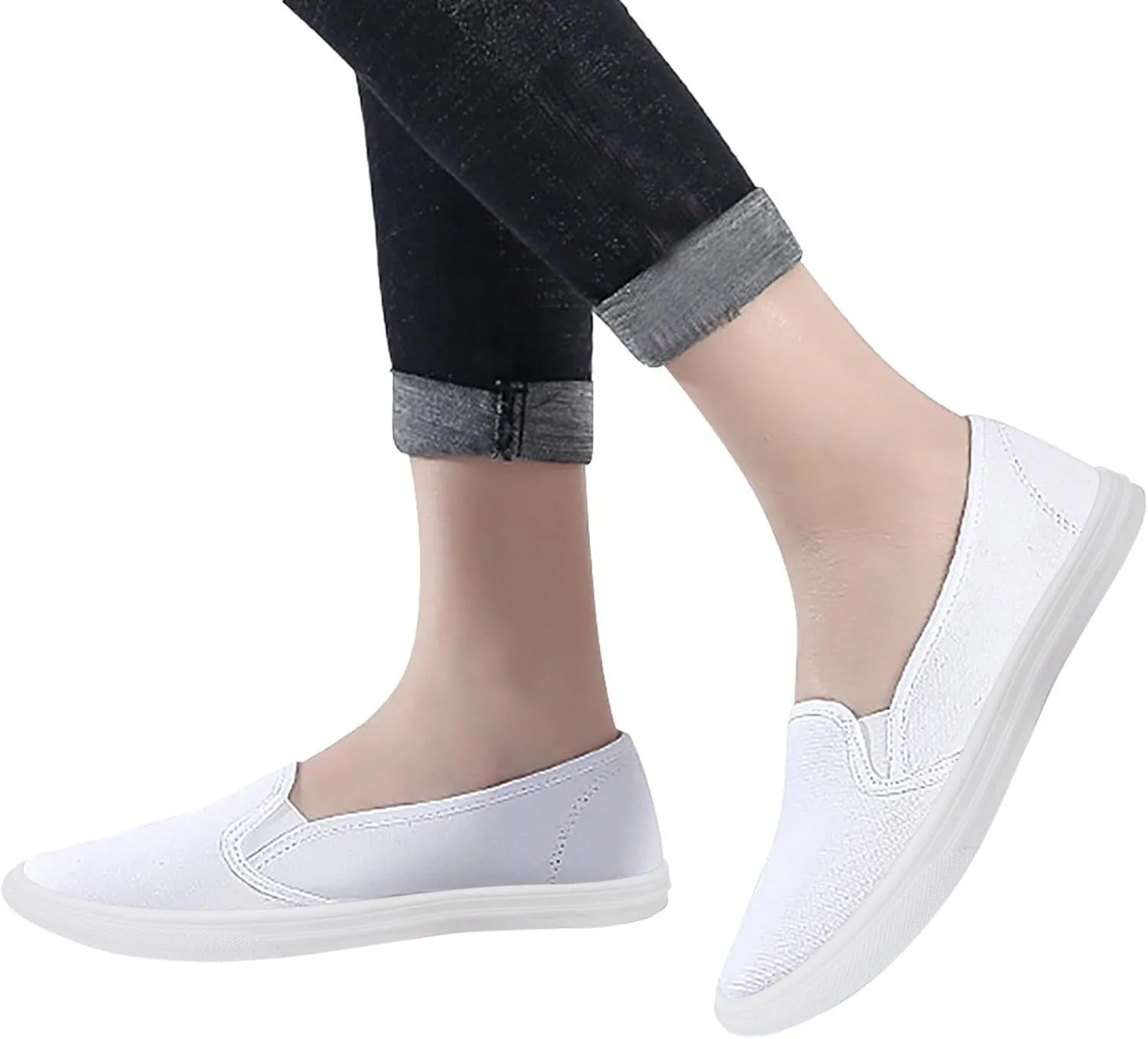Barefoot Shoes Women Slip on Loafers for Women 2024 Comfortable Dressy Slip onLightweight Breathable Christmas Tennis Shoes for Men Running Shoes for Women