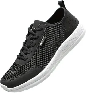 Breathable Mesh Men's Lace-Up Shoes Lightweight Comfortable Sneakers for Athletic Training, Jogging & Casual Outdoor Activities Summer Spring Fashionalbe Footwear for Men