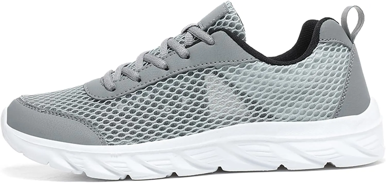 Breathable Mesh Men's Lace-Up Sneakers Lightweight Comfortable Running Shoes with Cushioned Midsole for Gym, Jogging & Casual Wear Fashionable New Pattern Couple Sneaker