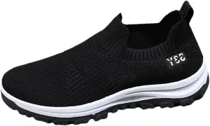 Breathable Mesh Men's Slip on Cushion Running Shoes Ultra Lightweight Comfortable Non Slip Sneakers with Arch Support for Gym Workouts & Outdoor Walking Daily Casual Shoes for Men