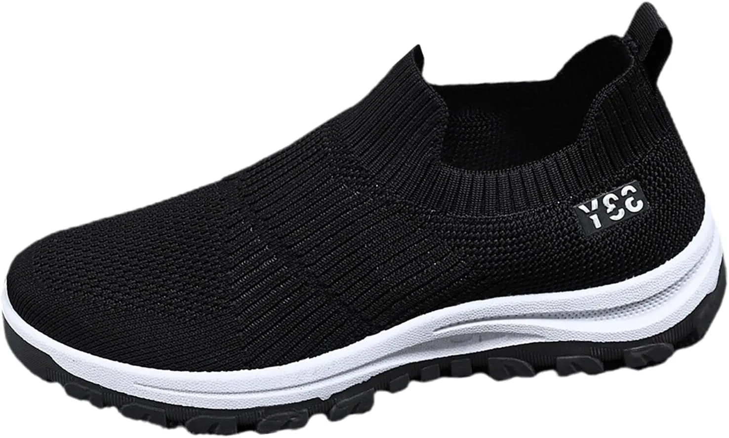 Breathable Mesh Men's Slip on Cushion Running Shoes Ultra Lightweight Comfortable Non Slip Sneakers with Arch Support for Gym Workouts & Outdoor Walking Daily Casual Shoes for Men