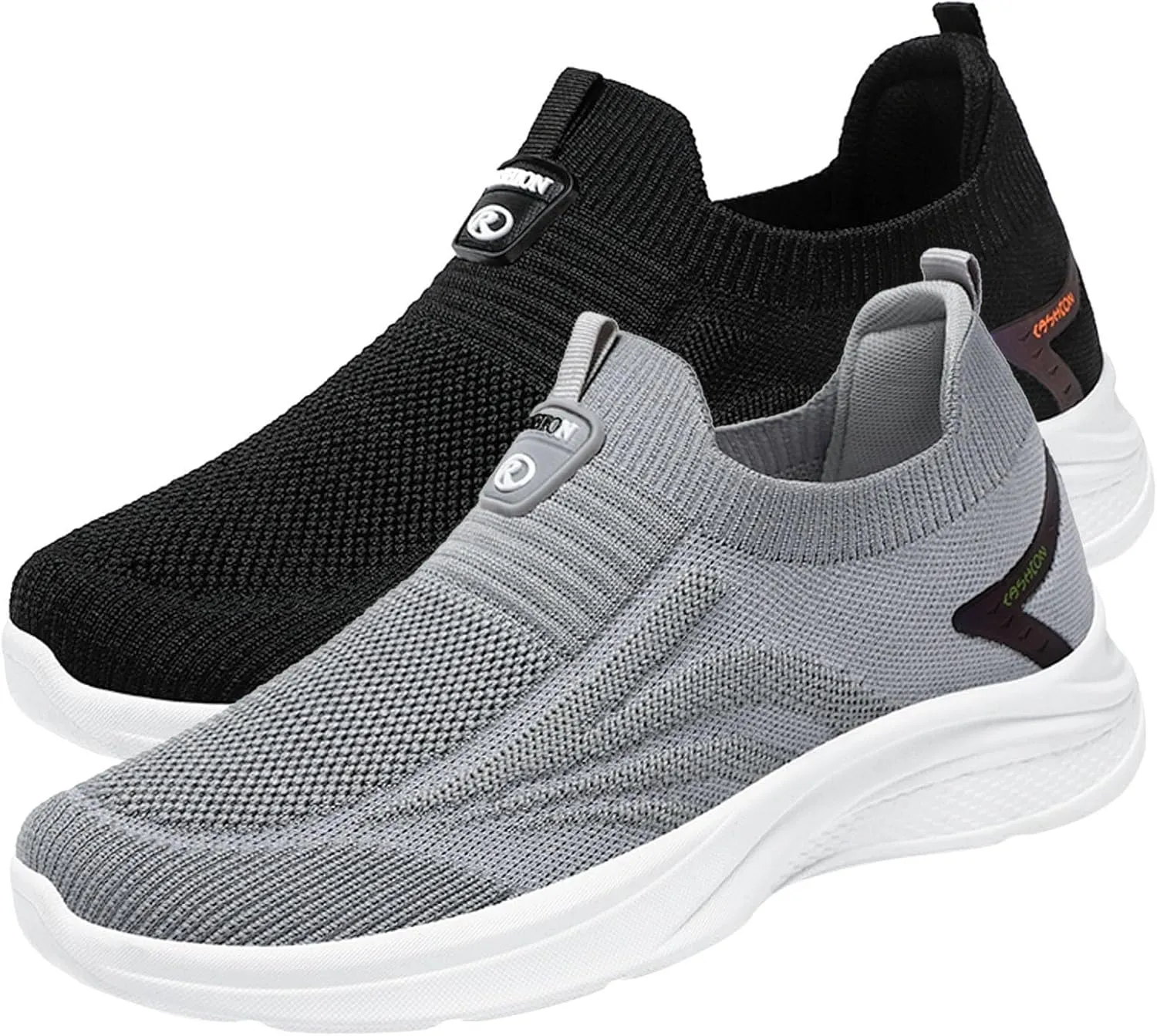Breathable Mesh Men's Slip on Shoes Lightweight Comfortable Sole Sneakers for Athletic Training, Jogging & Casual Outdoor Activities Summer Spring Daily Work Fashionalbe Footwear Men