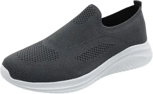 Breathable Mesh Men's Slip on Sneakers Lightweight Comfortable Non Slip Running Shoes with Cushioned Midsole for Gym, Jogging & Casual Wear Fashionable New Pattern Couple Sneaker