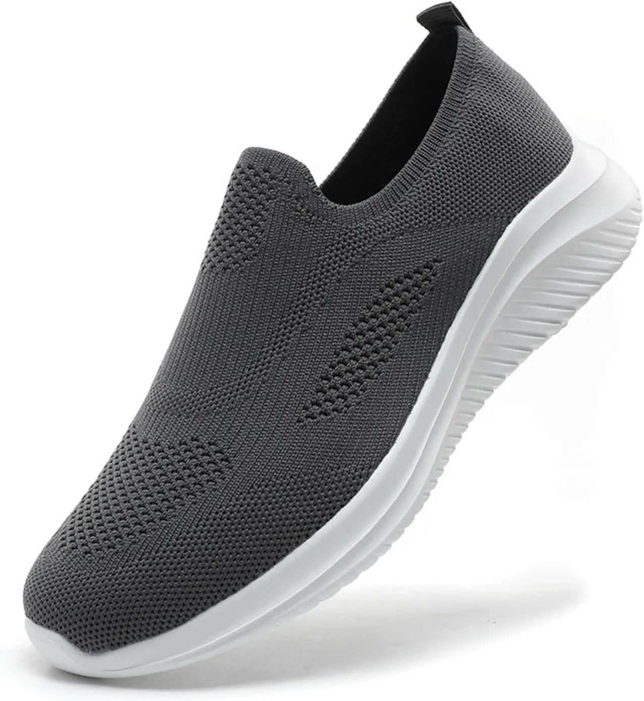 Breathable Mesh Men's Slip on Sneakers Lightweight Comfortable Non Slip Running Shoes with Cushioned Midsole for Gym, Jogging & Casual Wear Fashionable New Pattern Couple Sneaker