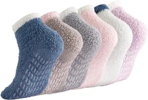Breslatte Non Slip Hospital Socks with Grips for Women Grip Slipper Socks for Women Gifts