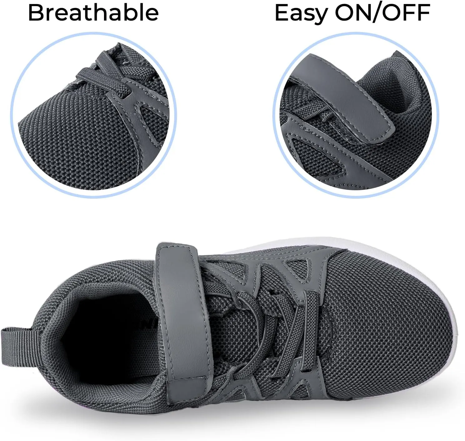 CHINMOON Boys Girls Lightweight Running Shoes Kids Tennis Walking Shoes Breathable Sports Sneakers (Little Kid/Big Kid)