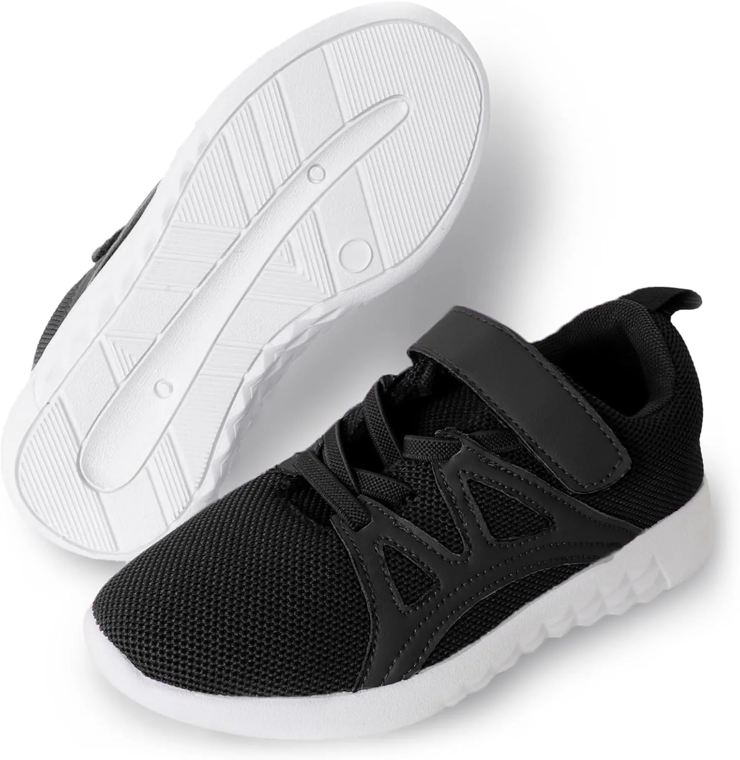 CHIN·MOON Boys Girls Lightweight Running Shoes Kids Tennis Walking Shoes Breathable Sports Sneakers (Little Kid/Big Kid)