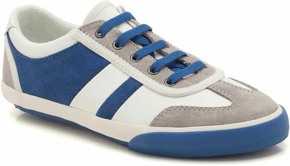 Clarks 00488 Boys Alfie Fun T Shoe,White/Blue,12 W US