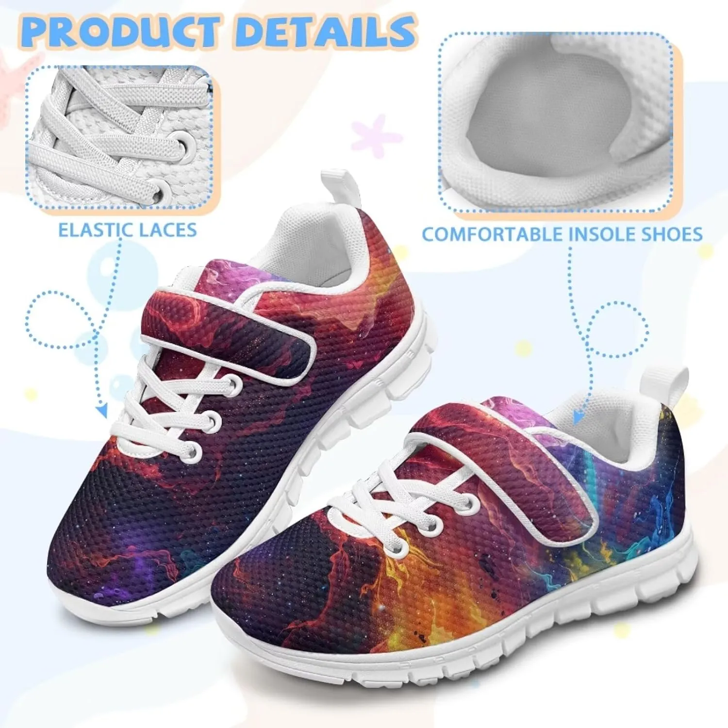 Comfortable Boys Running Shoes Cool School Shoes for Kids Athletic Shoes