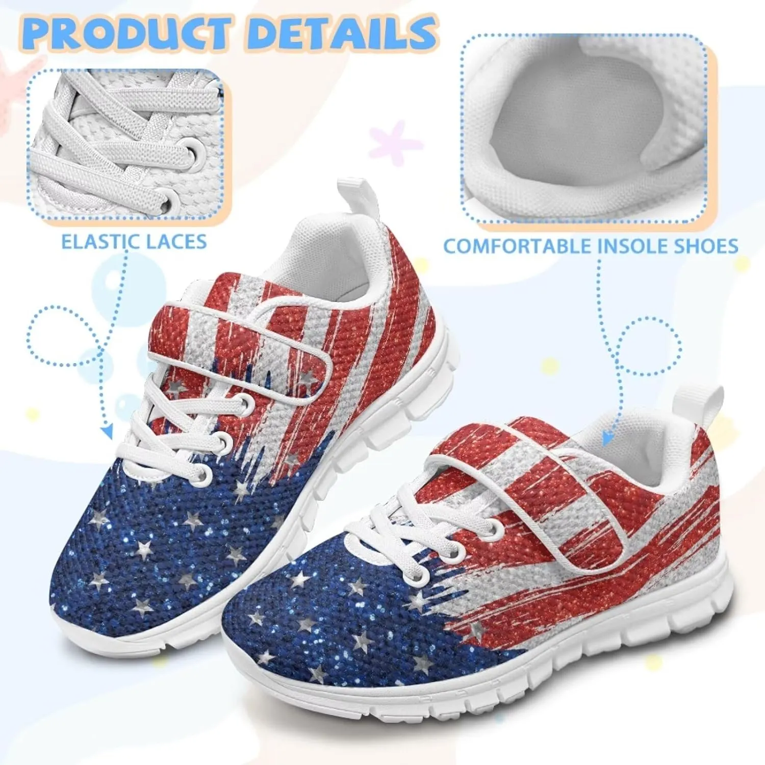 Comfortable Boys Running Shoes Cool School Shoes for Kids Athletic Shoes