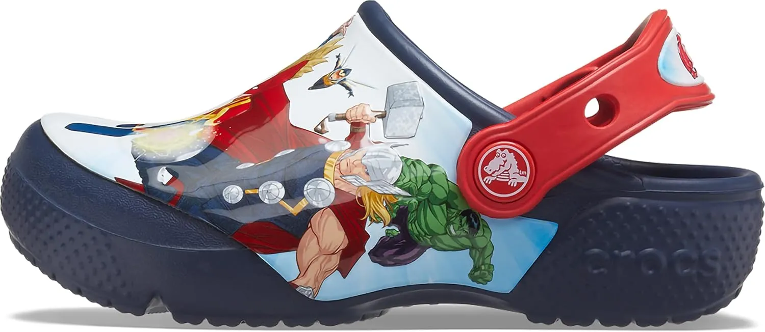Crocs Unisex-Child Fun Lab Avengers Patch Clog