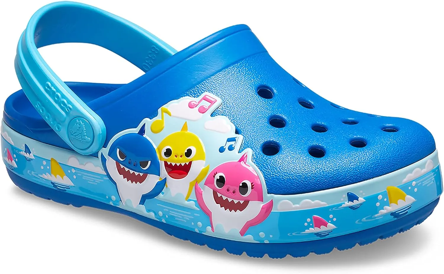 Crocs Unisex-Child Fun Lab Baby Shark Band Clog