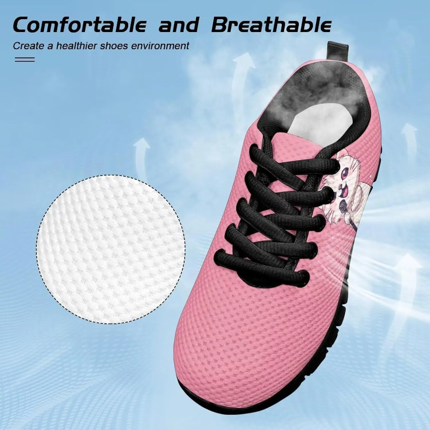 Cute Shoes for Teen Girls Everyday Kids Running Sneakers Non Slip