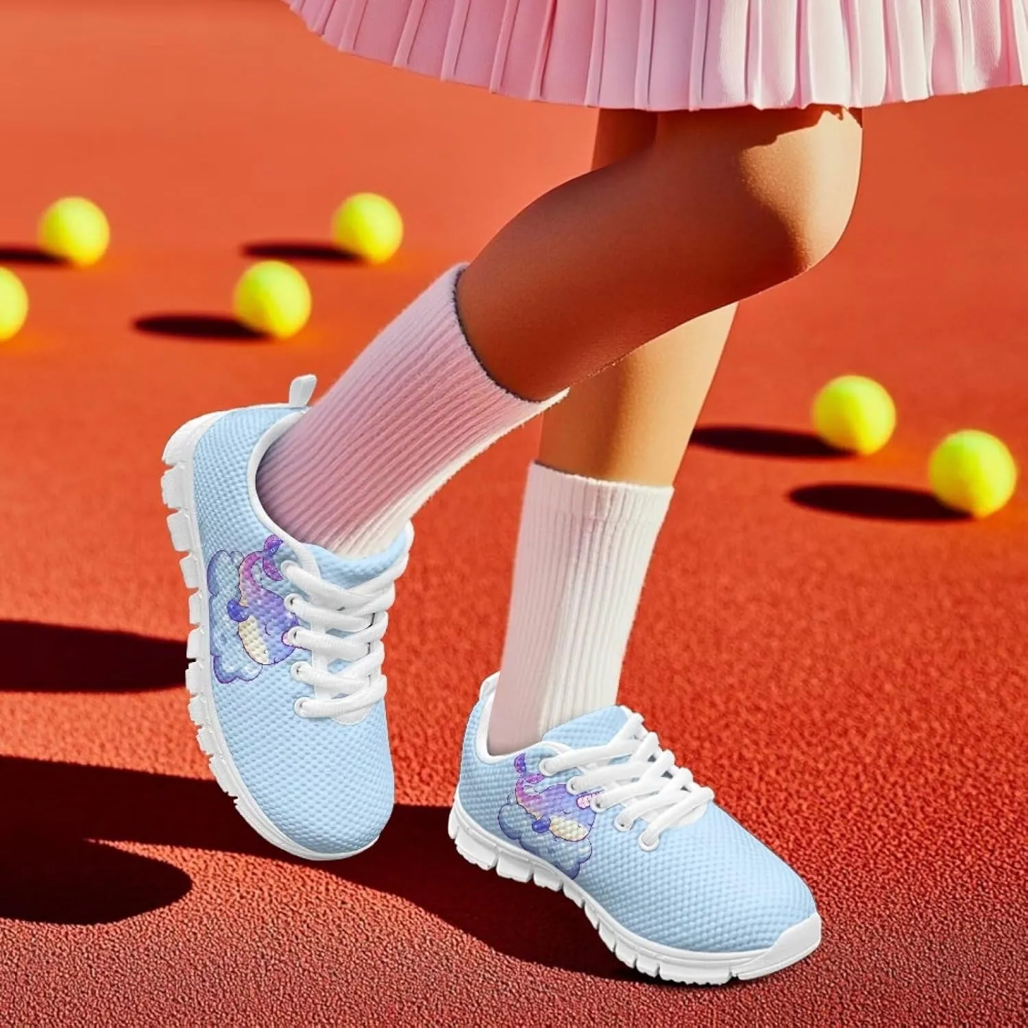 Cute Shoes for Teen Girls Everyday Kids Running Sneakers Non Slip