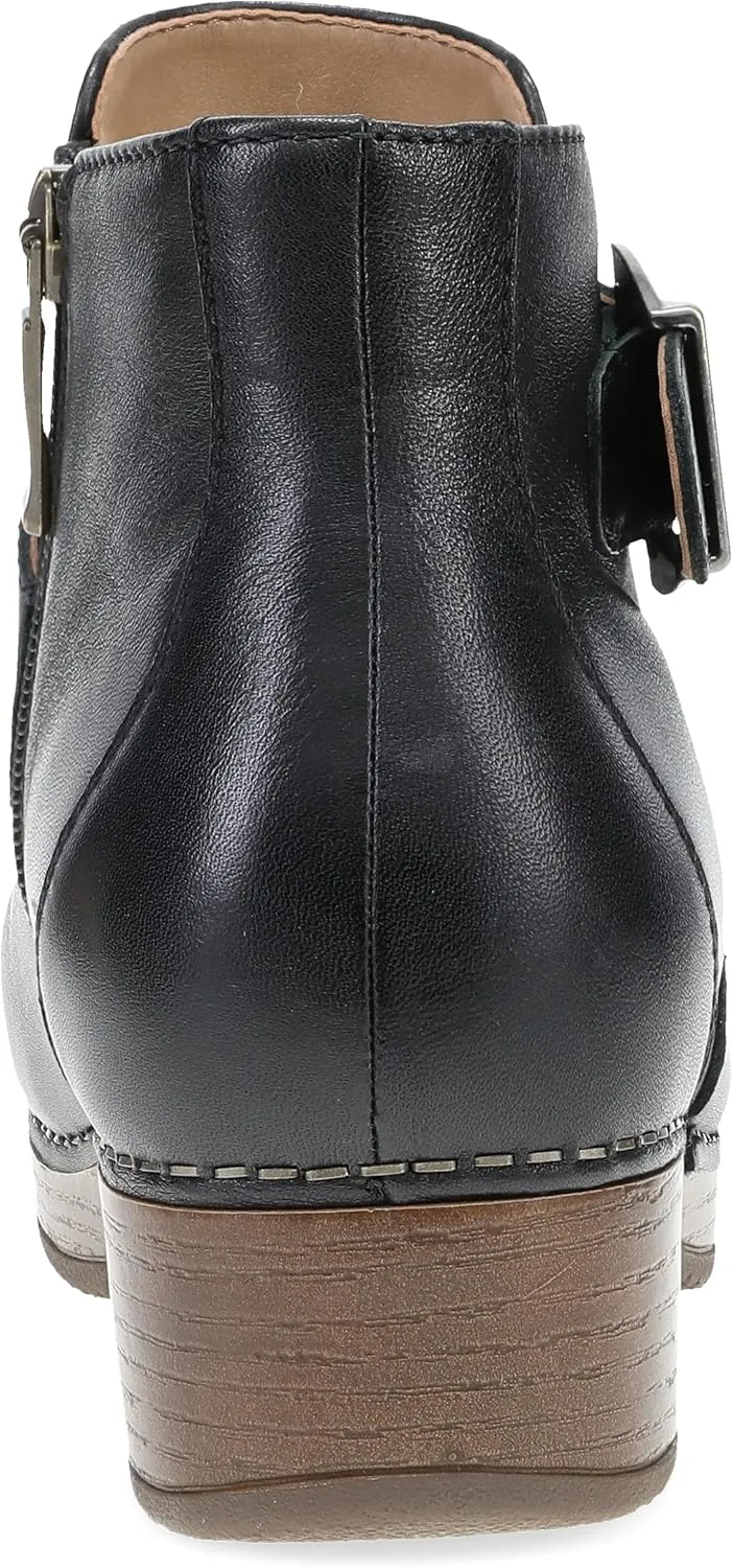 Dansko Brennan Ankle Bootie with Stylish Accents for Women - Memory Foam and Arch Support for All -Day Comfort and Support - Lightweight EVA Outsole for Long-Lasting Wear