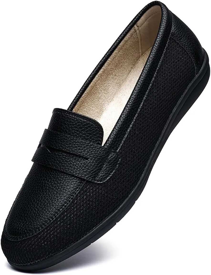 DeYashopin Women's Flats Shoes Non-Slip Ballet Shoes for Dressy Occasions,Walking and Driving Lightweight & Flexible for Comfort