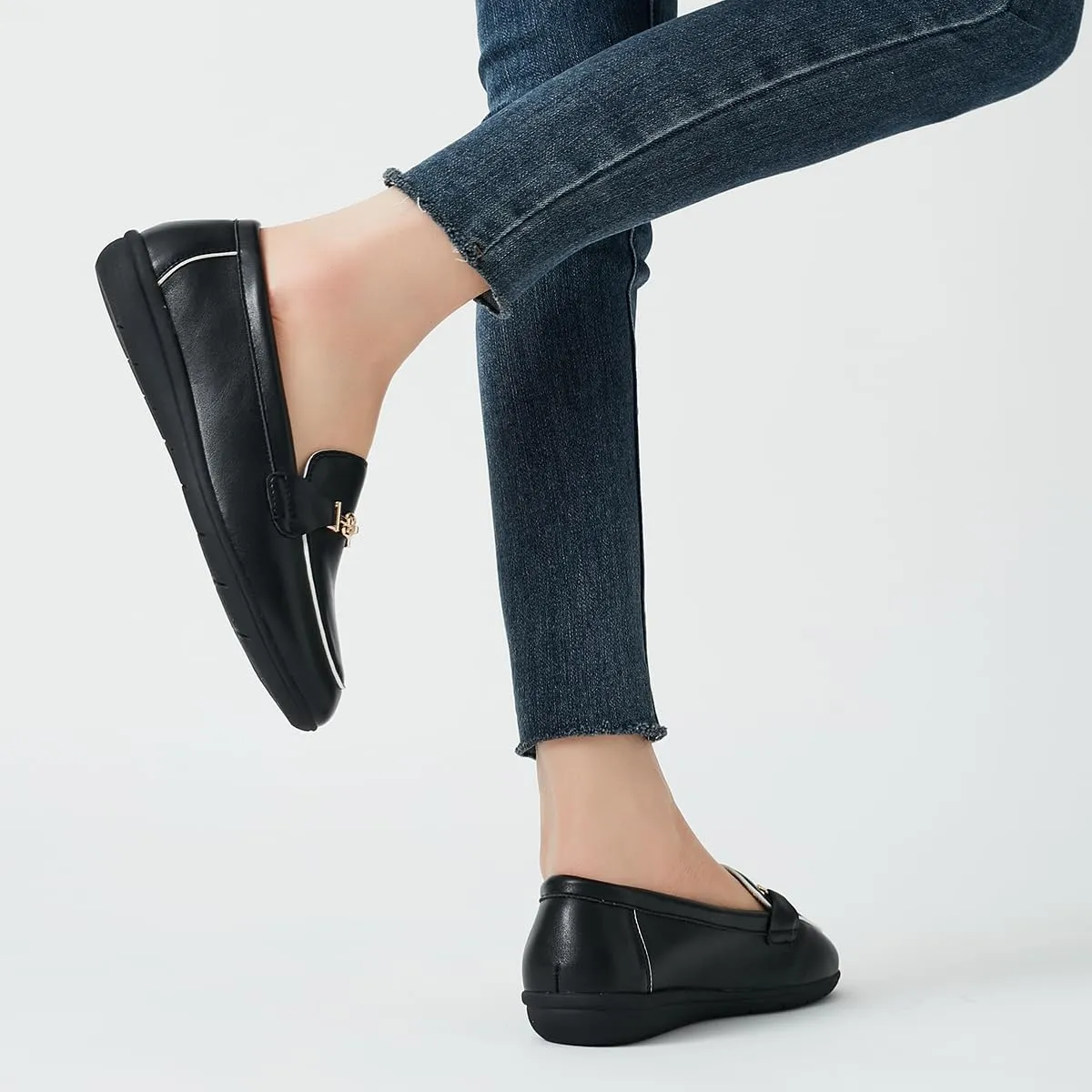 DeYashopin Women's Flats Shoes Non-Slip Ballet Shoes for Dressy Occasions,Walking and Driving Lightweight & Flexible for Comfort