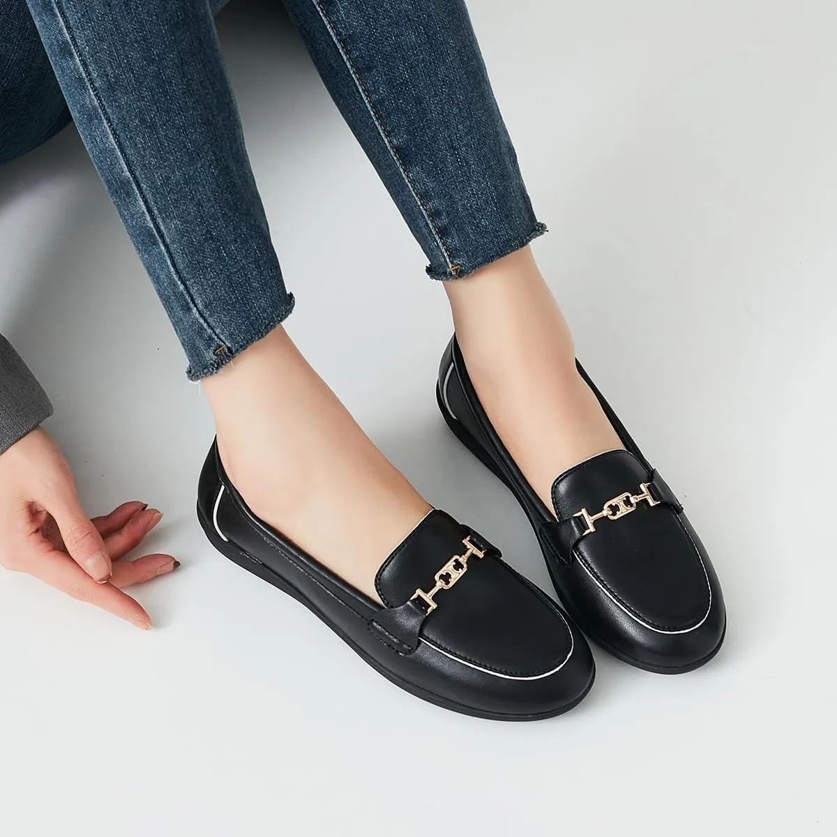 DeYashopin Women's Flats Shoes Non-Slip Ballet Shoes for Dressy Occasions,Walking and Driving Lightweight & Flexible for Comfort