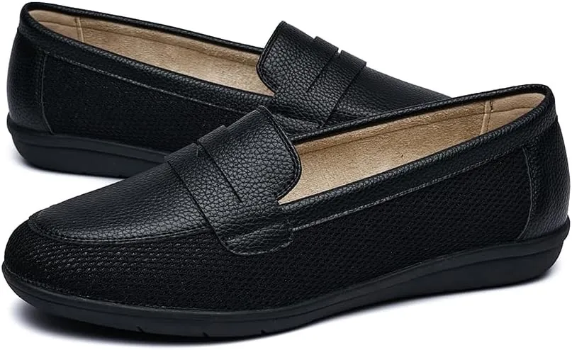 DeYashopin Women's Flats Shoes Non-Slip Ballet Shoes for Dressy Occasions,Walking and Driving Lightweight & Flexible for Comfort