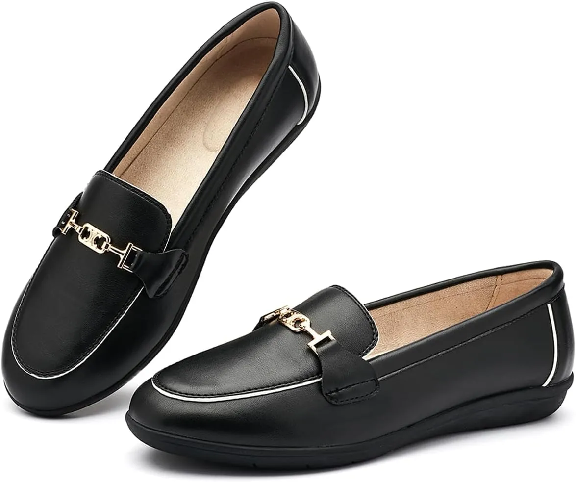 DeYashopin Women's Flats Shoes Non-Slip Ballet Shoes for Dressy Occasions,Walking and Driving Lightweight & Flexible for Comfort