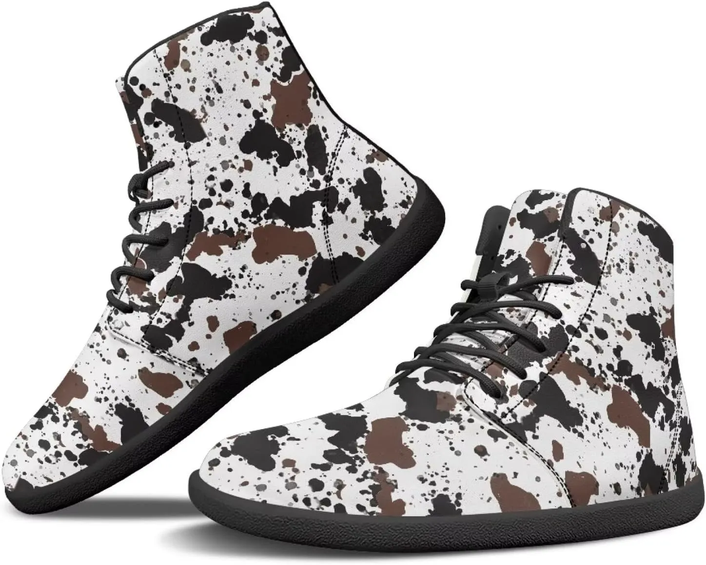 Doojoayie Cool Hightop Shoes for Men Wide Width Fashion Parkour Shoes for Teenager