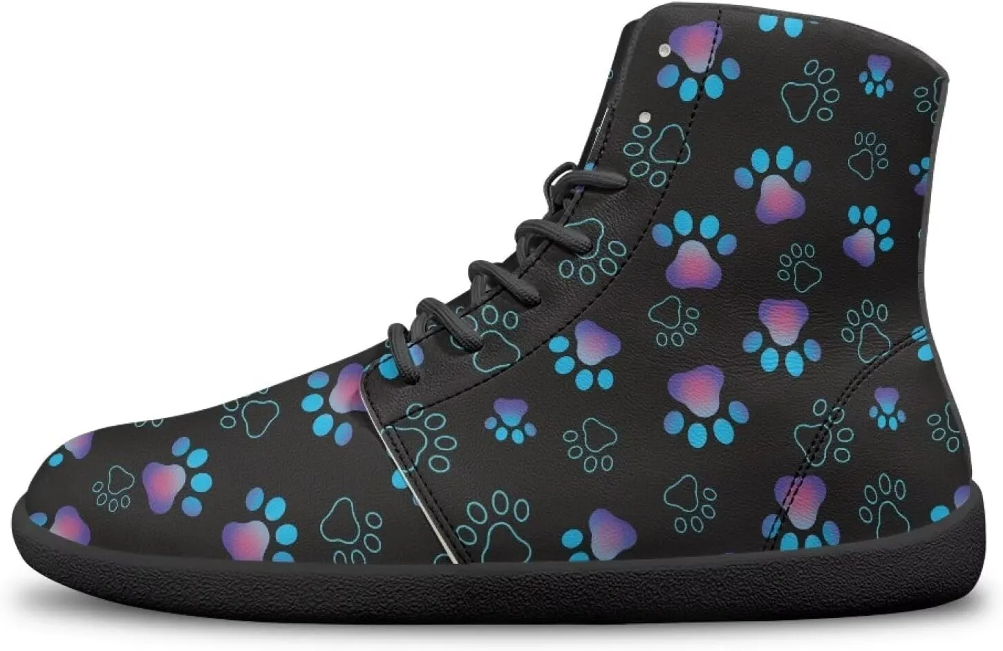 Doojoayie Cool Hightop Shoes for Men Wide Width Fashion Parkour Shoes for Teenager