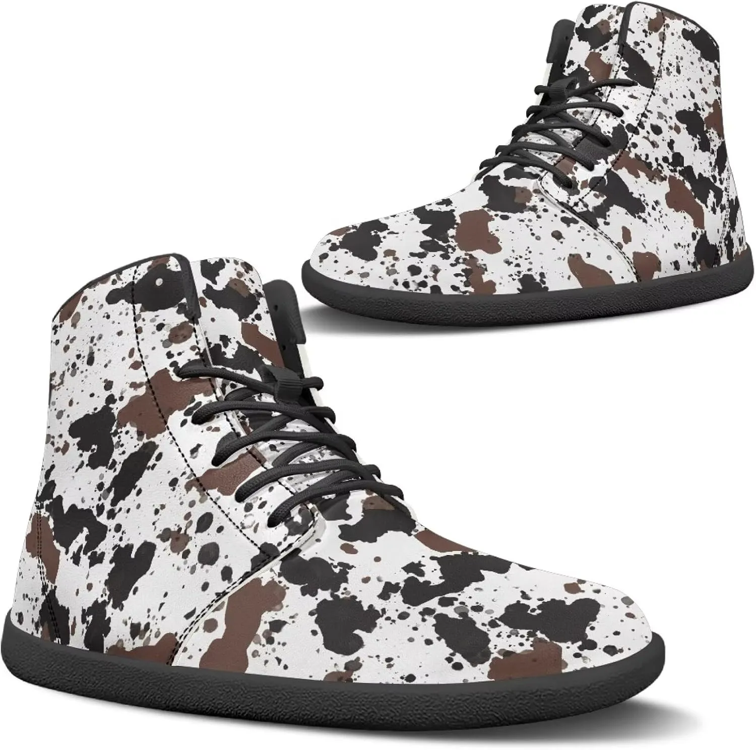 Doojoayie Cool Hightop Shoes for Men Wide Width Fashion Parkour Shoes for Teenager