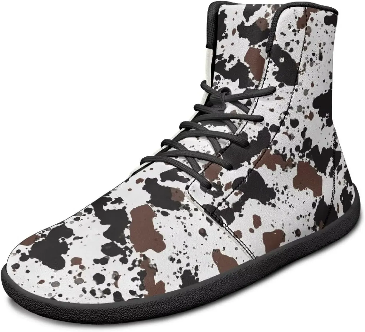 Doojoayie Cool Hightop Shoes for Men Wide Width Fashion Parkour Shoes for Teenager