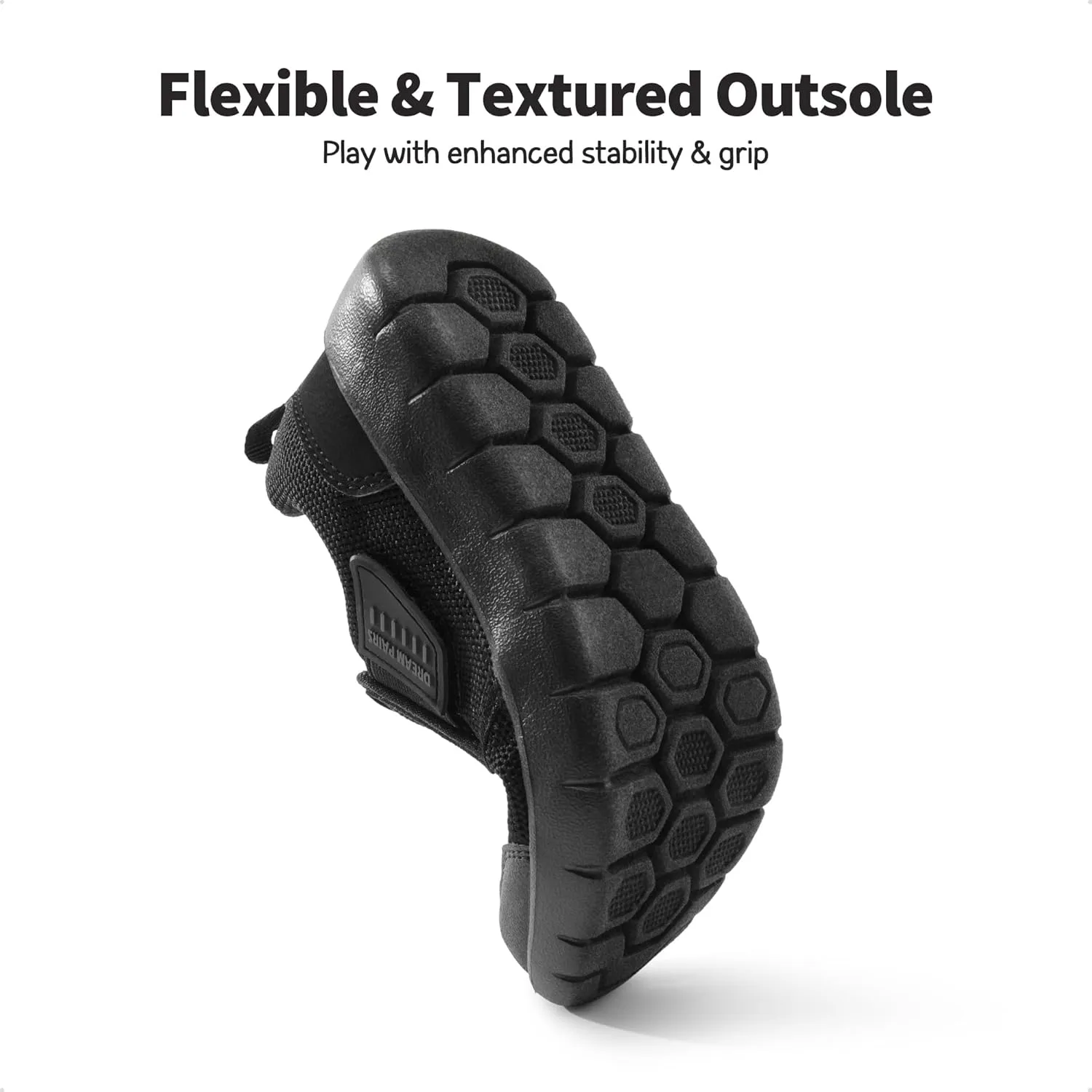 DREAM PAIRS Boys Girls Shoes Kids Slip on Tennis EZ-Ons MightyMovers Running Athletic Barefoot Zero Drop Sports Sneakers