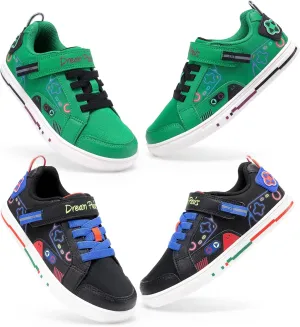 DREAM PAIRS Toddler Boys Fun Cartoon Causal Sneakers