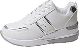 Dress Sneakers Men Mens Running Shoes Men's Casual Slip-on Loafers Wide Toe Box Trendy Casual Platform Loafers for Women Women's Sneakers in White in Wide Width