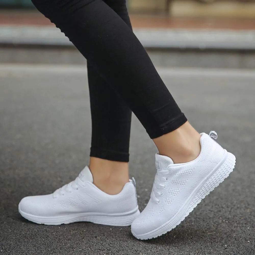 Dress Sneakers Men Running Shoes for Women Running Shoes Womens Lightweight Slip on Non Slip Low Top Casual Women's Loafers & Slip-Ons White Leather Sneakers for Women