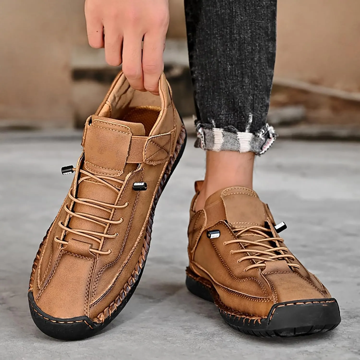 Dress Sneakers Men Slip On Plantar Fasciitis Shoes Women Men's Casual Dress Sneakers Women's Wide Loafers Women Loafers Dress Sneakers Men Wide
