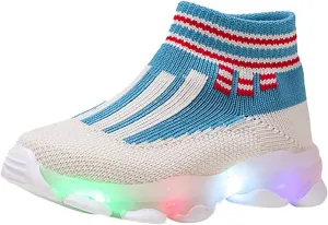 EnJoCho Baby Breathable Shoes Led Light Children Sport Luminous Shoes Girls Kids Baby Shoes Running Shoes