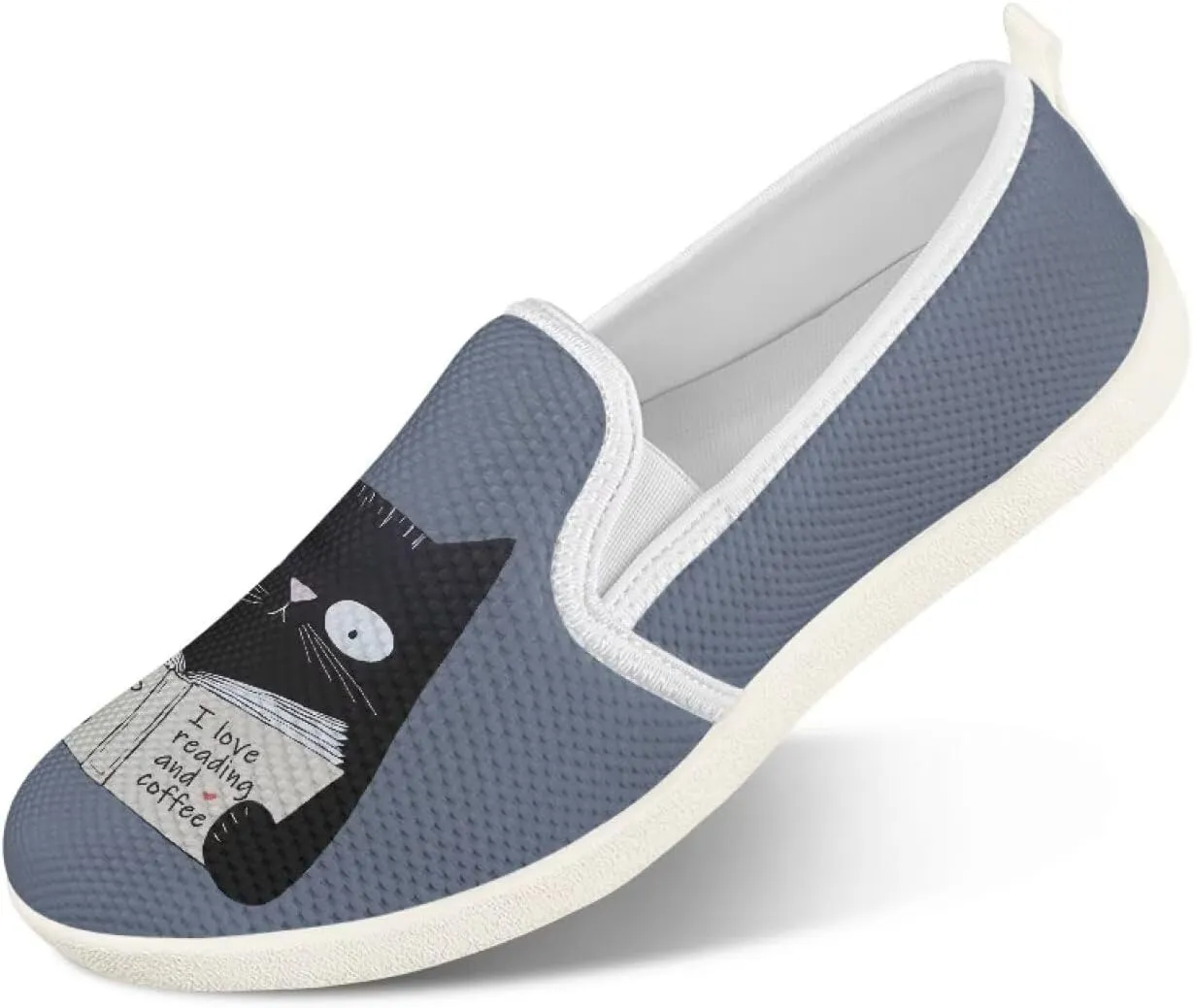 Fashion Sneakers for Women Shoes Lightweight Walking Casual Slip Ons Comfortable Art Painted Soft Athletic Travel Shoes for Ladies Sea Serise US Size 6-11