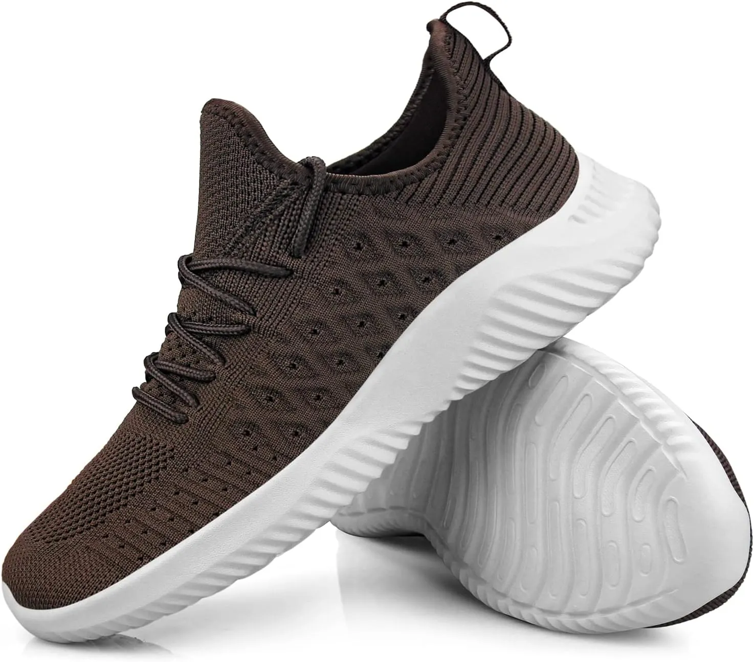 Feethit Mens Slip On Walking Shoes Lightweight Breathable Non Slip Running Shoes Comfortable Fashion Sneakers for Men