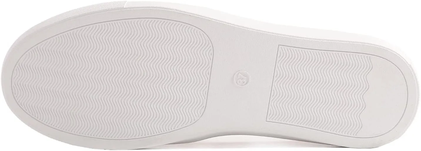 FEVERSOLE Women's Fashion Slip-On Sneaker Casual Flat Loafers