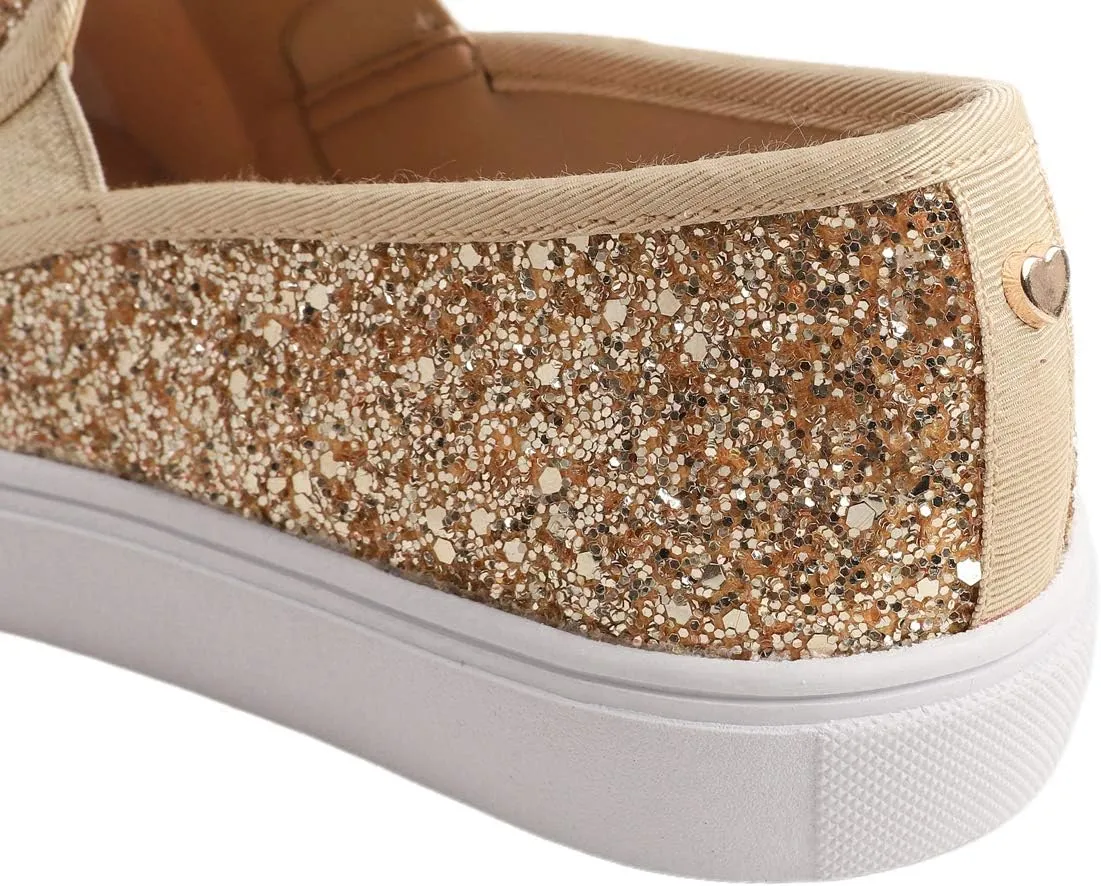 FEVERSOLE Women's Fashion Slip-On Sneaker Casual Flat Loafers