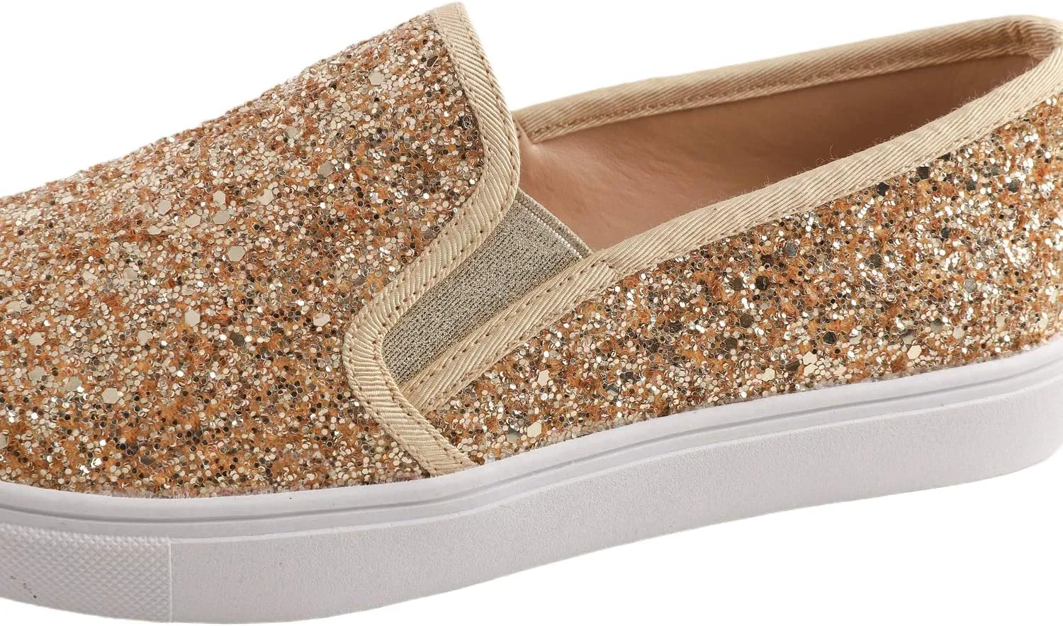 FEVERSOLE Women's Fashion Slip-On Sneaker Casual Flat Loafers