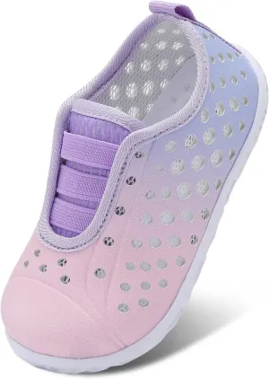 Fires Kids Water Shoes Boys Girls Quick Dry Breathable Barefoot Water Socks for Beach Swim Slip-on Sneakers Lightweight Flexible Toddler Sandals Indoor/Outdoor