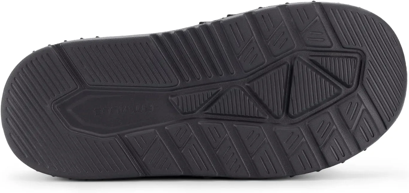 FitVille Men's Recovery Slide Sandals ArchMax Cushioned Athletic Sandals for All Day Comfort